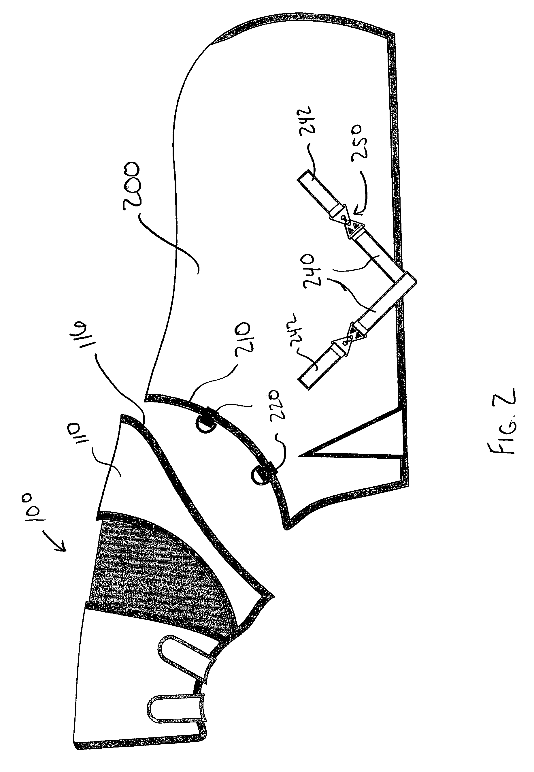 Horse hoods and methods of making