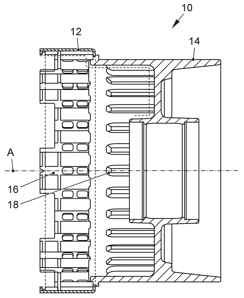 Method for aligning rotation position of at least two components and positionging device