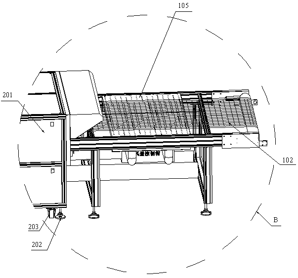 Three-phase equilibrium efficient and uniform-temperature hot-blast air tunnel furnace drying device