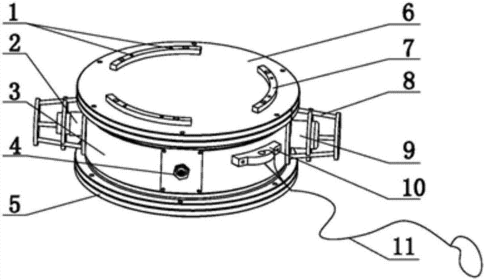 Group ocean bottom seismometer and use method thereof