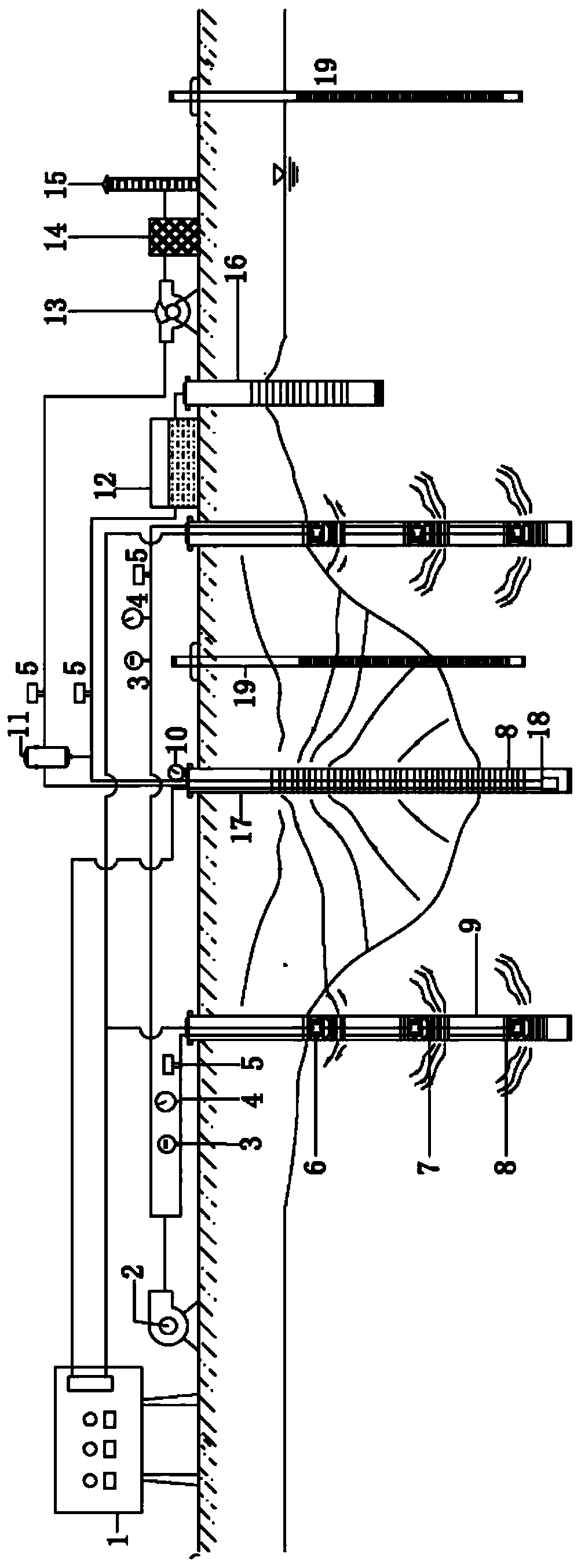 Volatile organic contaminated site remediation system