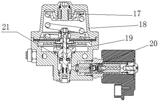 CNG pressure reducer for vehicle