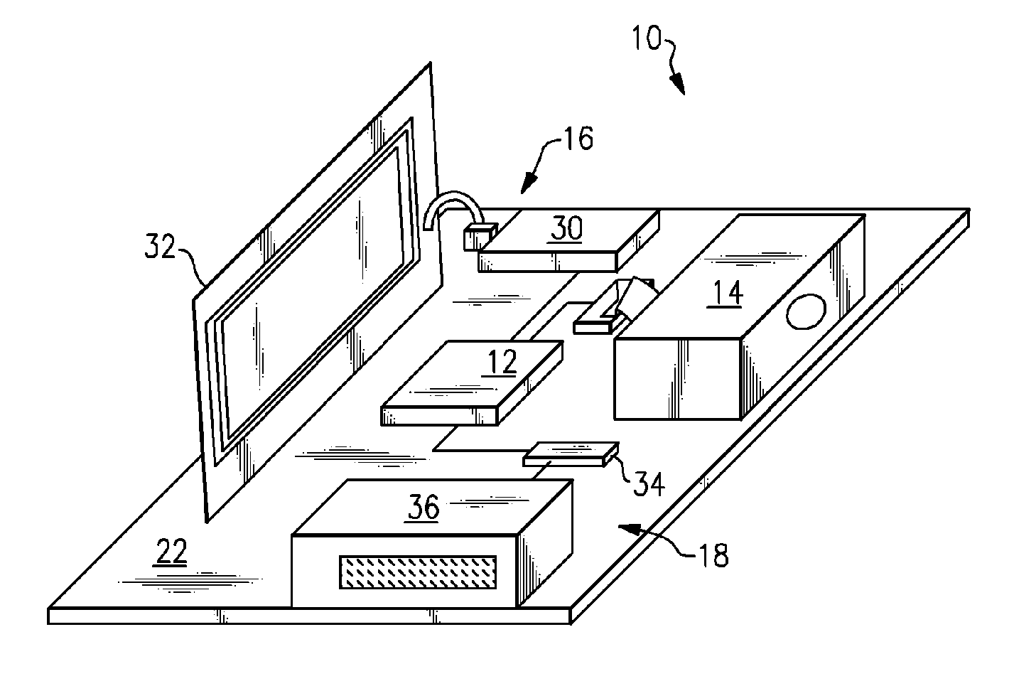 Combined radio frequency identification and optical imaging module