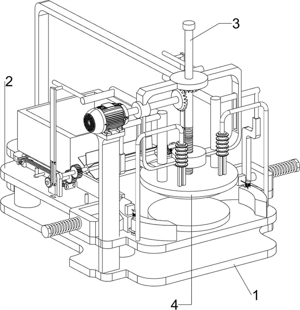 Colored manhole cover manufacturing equipment applied to city appearance beautification