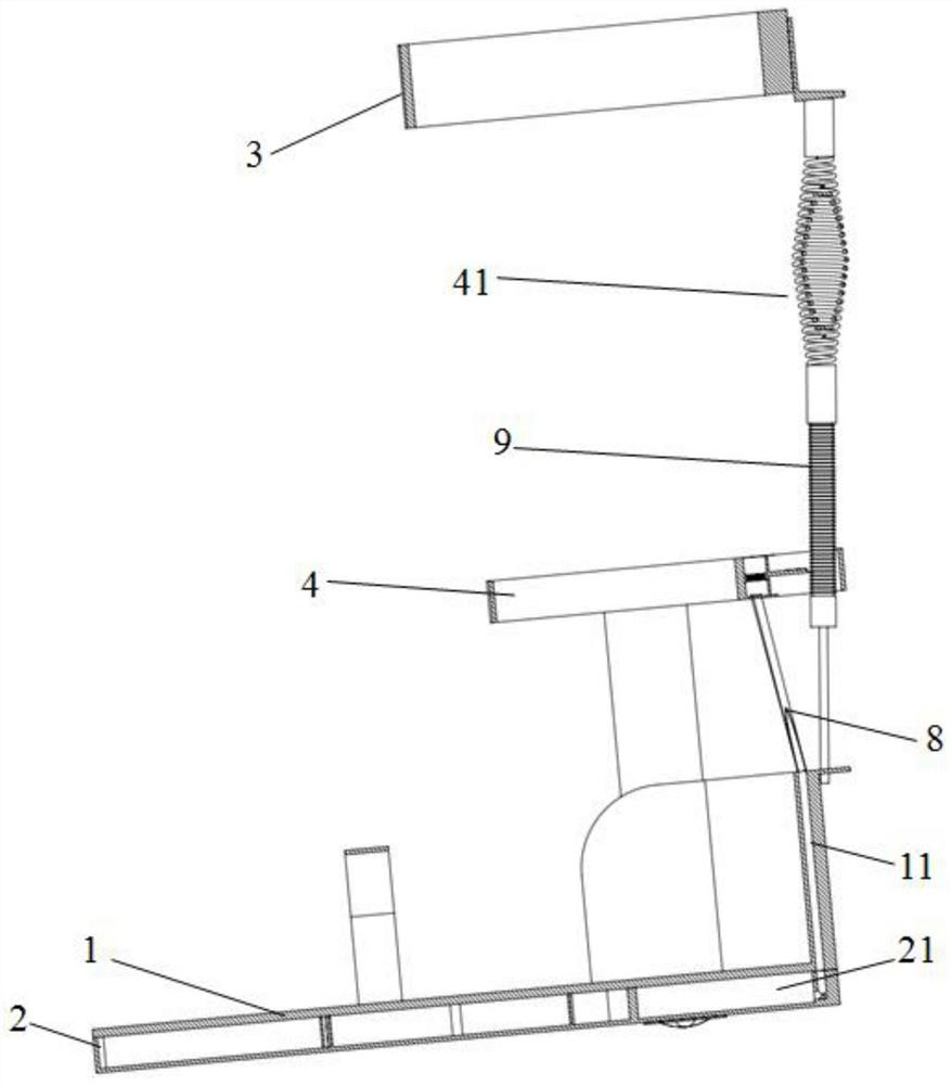 Unpowered lower limb exoskeleton robot