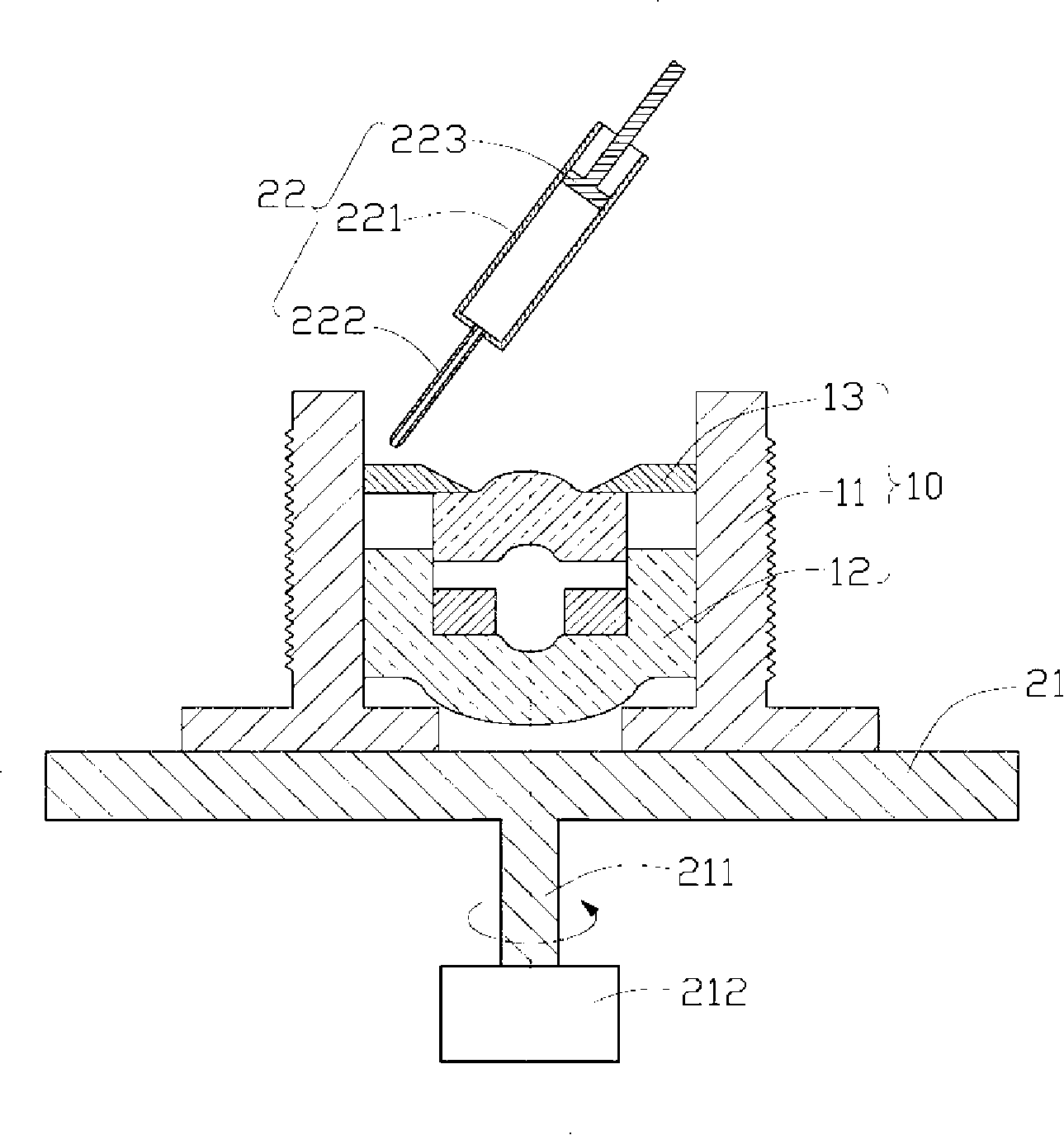 Method for spotting glue for lens module