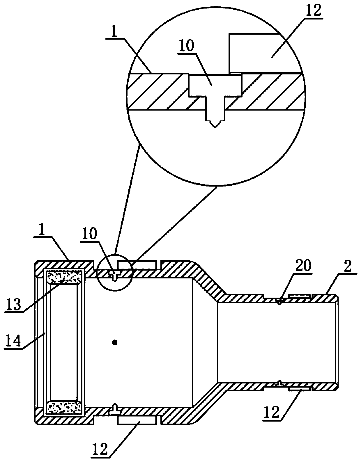 Reinforced pipeline connecting pipe