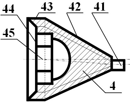 A spring pin for electric power fittings that is convenient for robot maintenance work