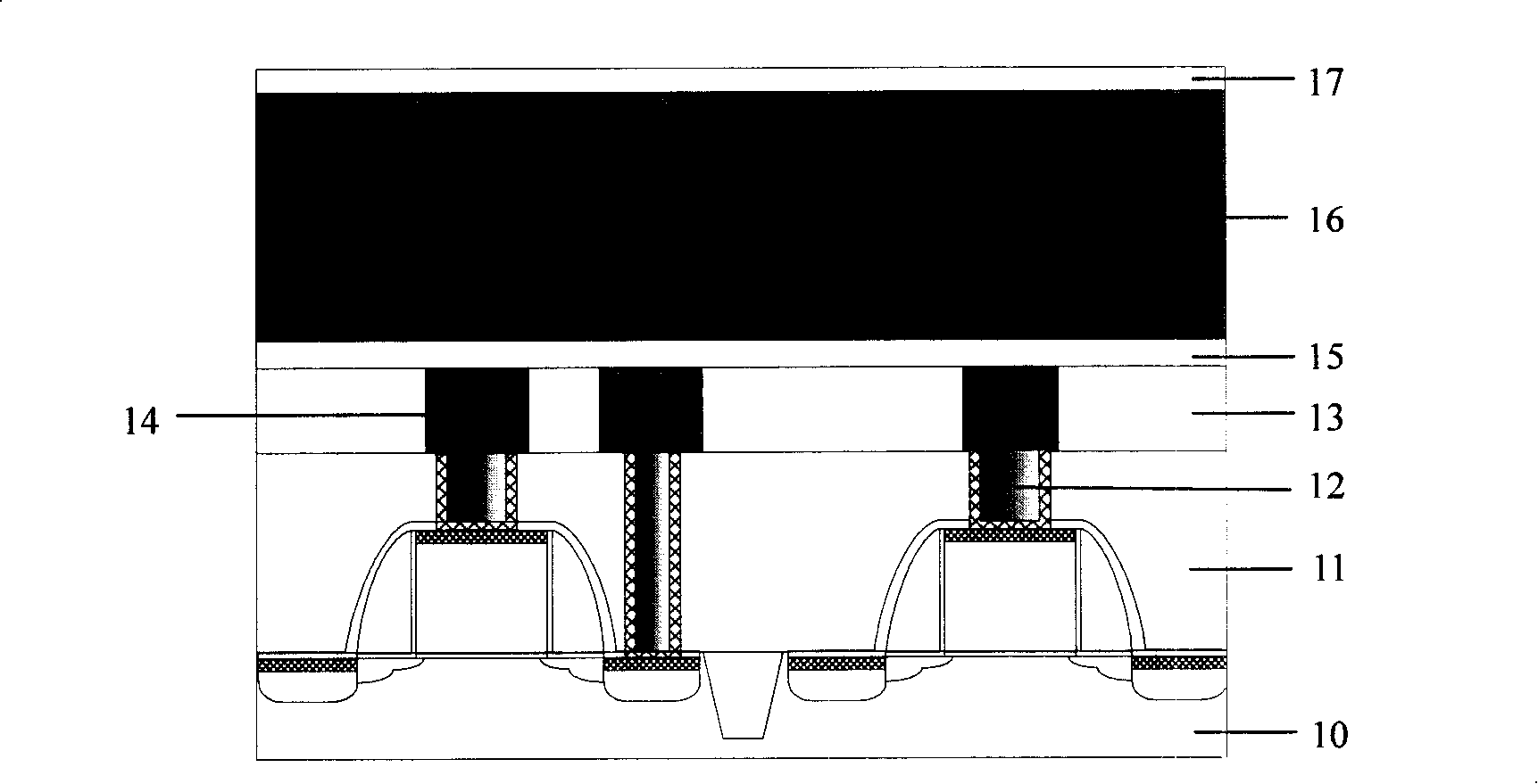 Method for removing photoresist graphical in forming process of dual embedded structure