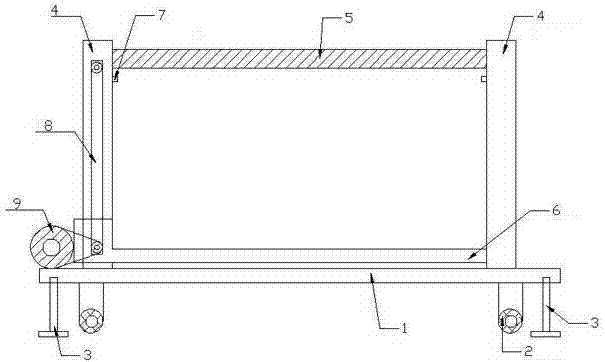 Rapid feeding device for clothes production