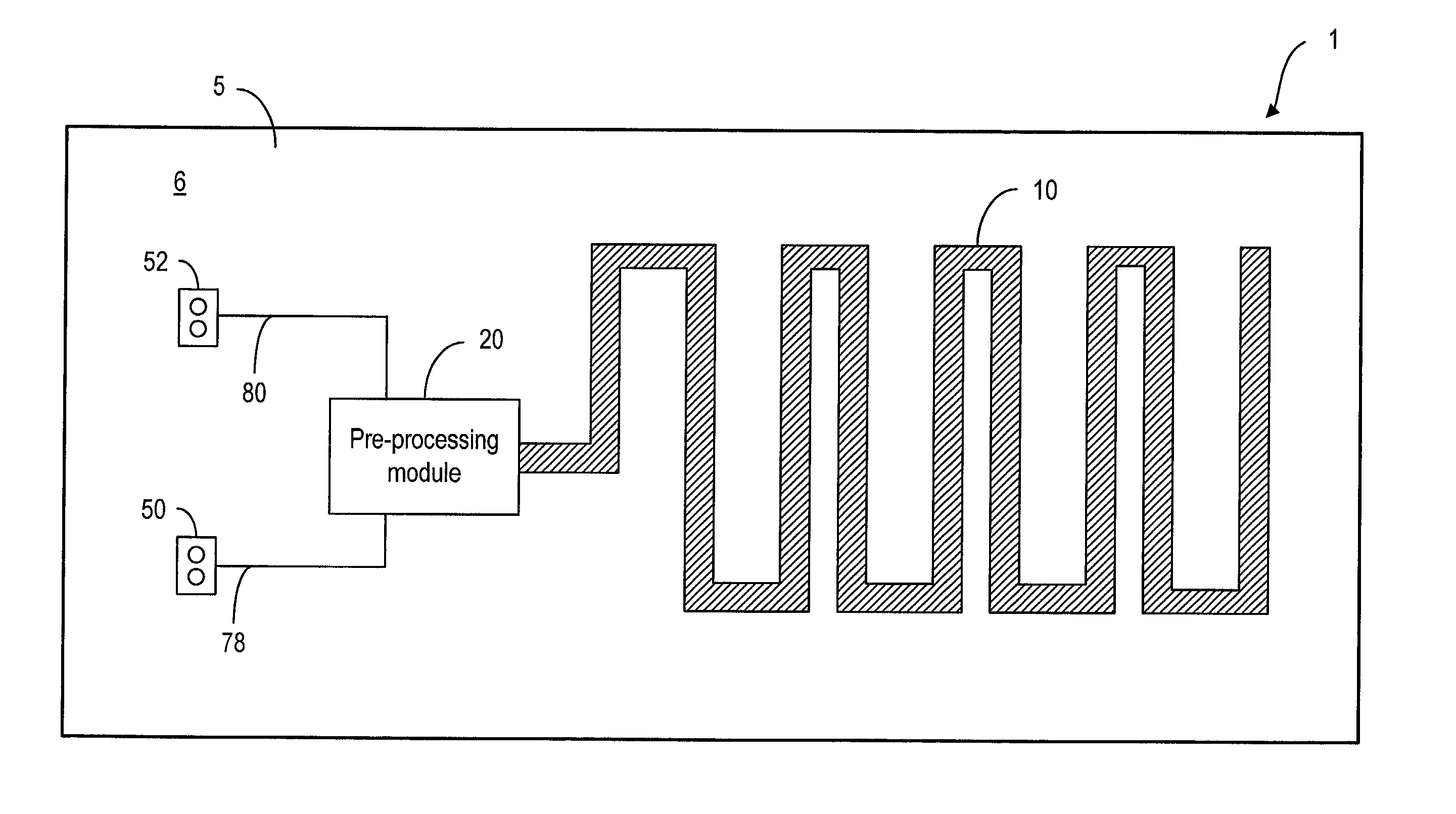 Internal broadcast reception system for mobile phones