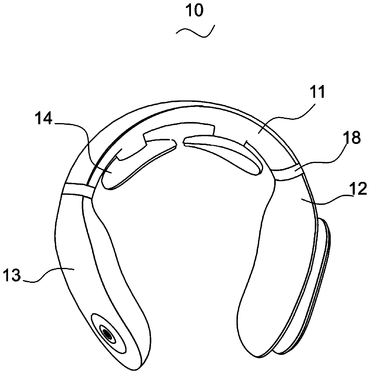 hanging neck massager