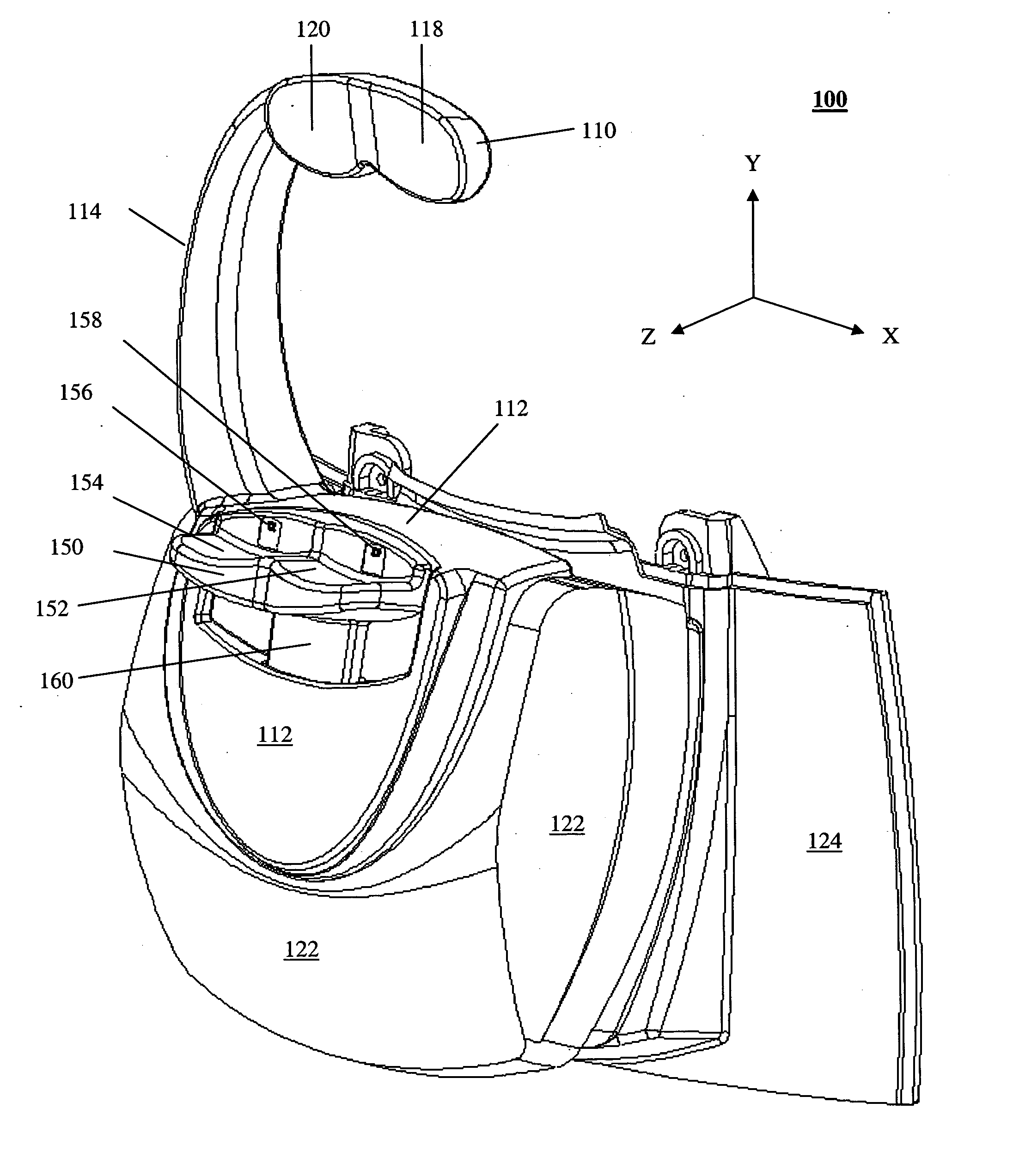 Motorized patient support for eye examination or treatment