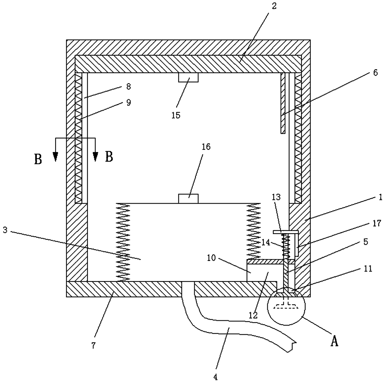 Anal tube exhaust apparatus used after abdominal surgery