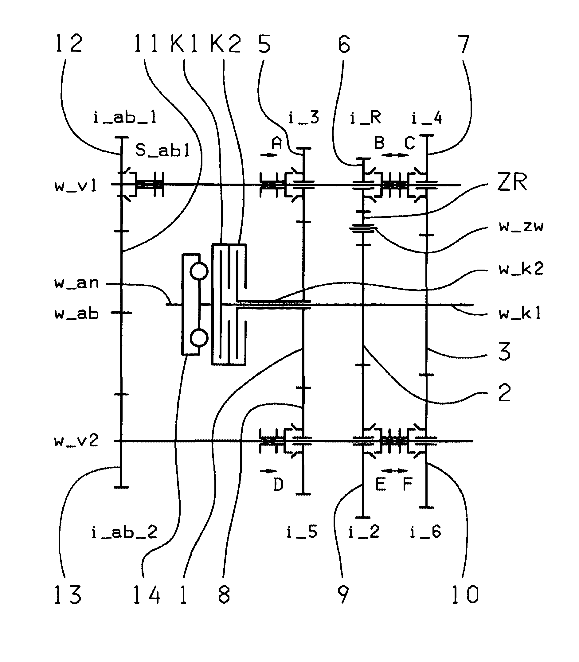 Dual clutch transmission