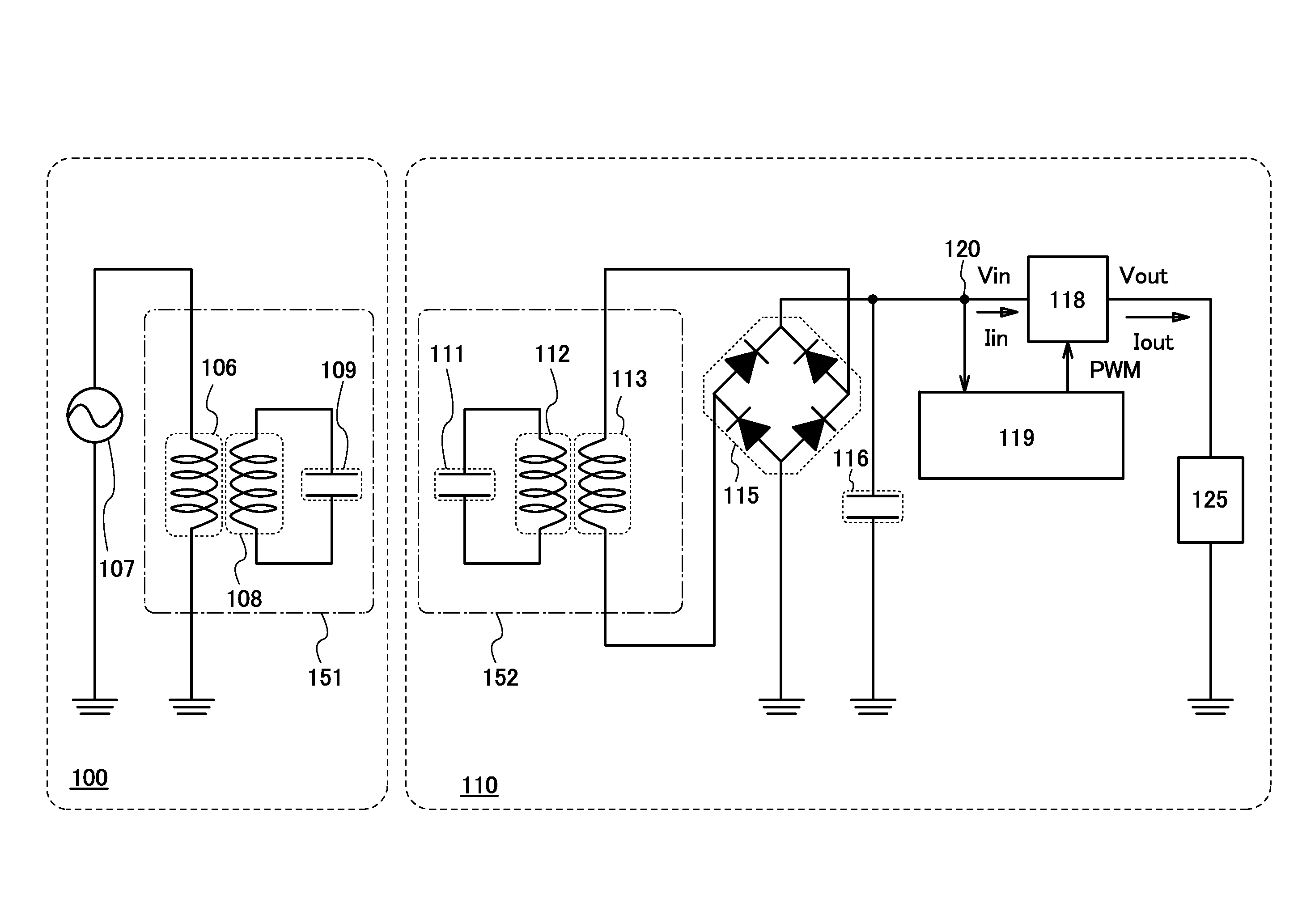 Power receiving device and contactless power feeding system