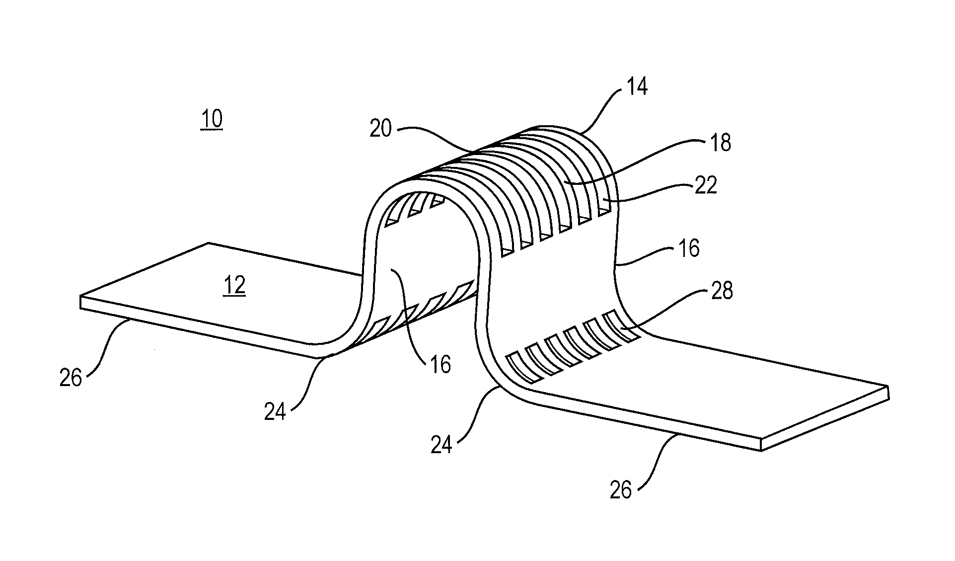 Flexible actuator based on shape memory alloy sheet