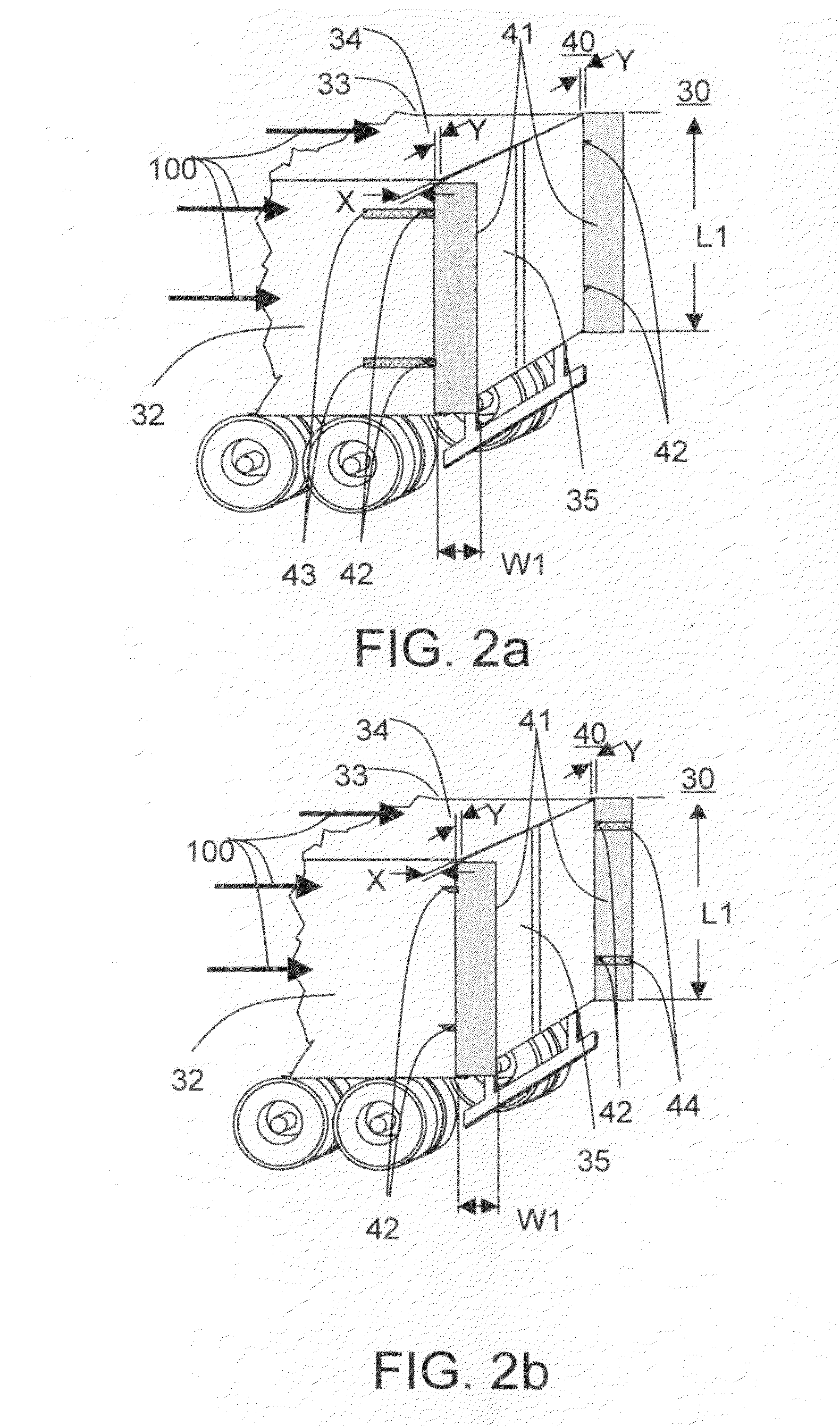 Outboard wake stabilization device and method for reducing the aerodynamic drag of ground vehicles