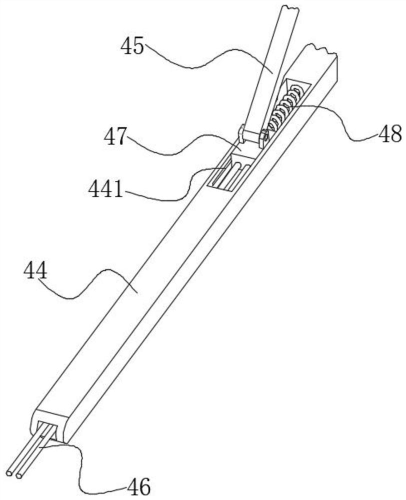 Acousto-optic alarm structure for riverway water level exceeding warning line