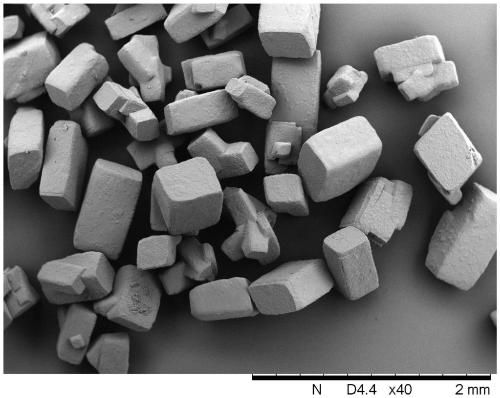 Method for preparing anhydrous betaine crystals with ultra-uniform granularity