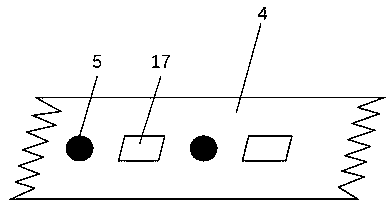 Spectrum detection device of element components in haze and method of device