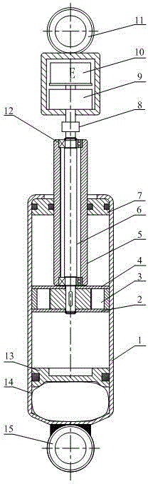 Built-in blade motor type energy recovery absorber