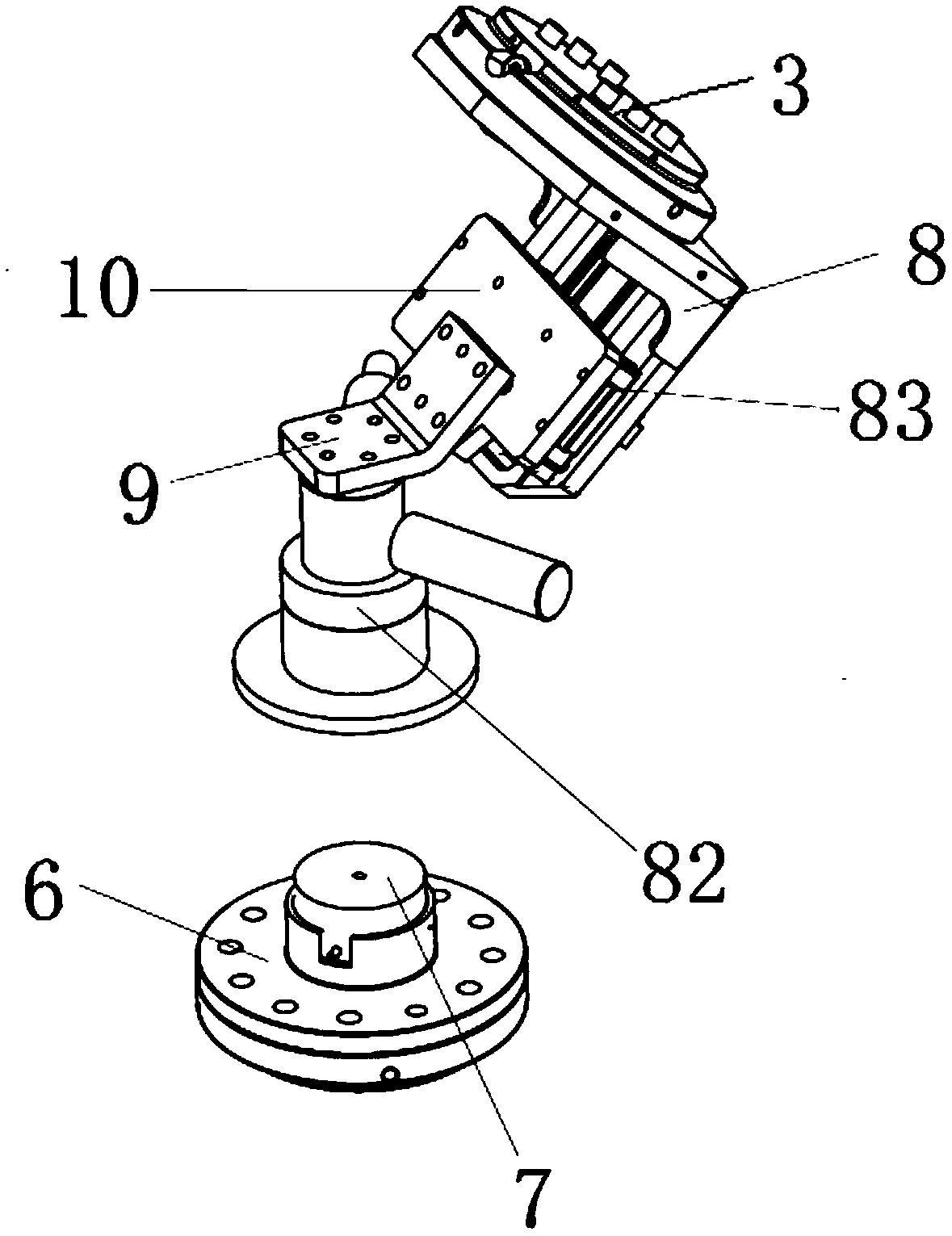 A robot grinding device