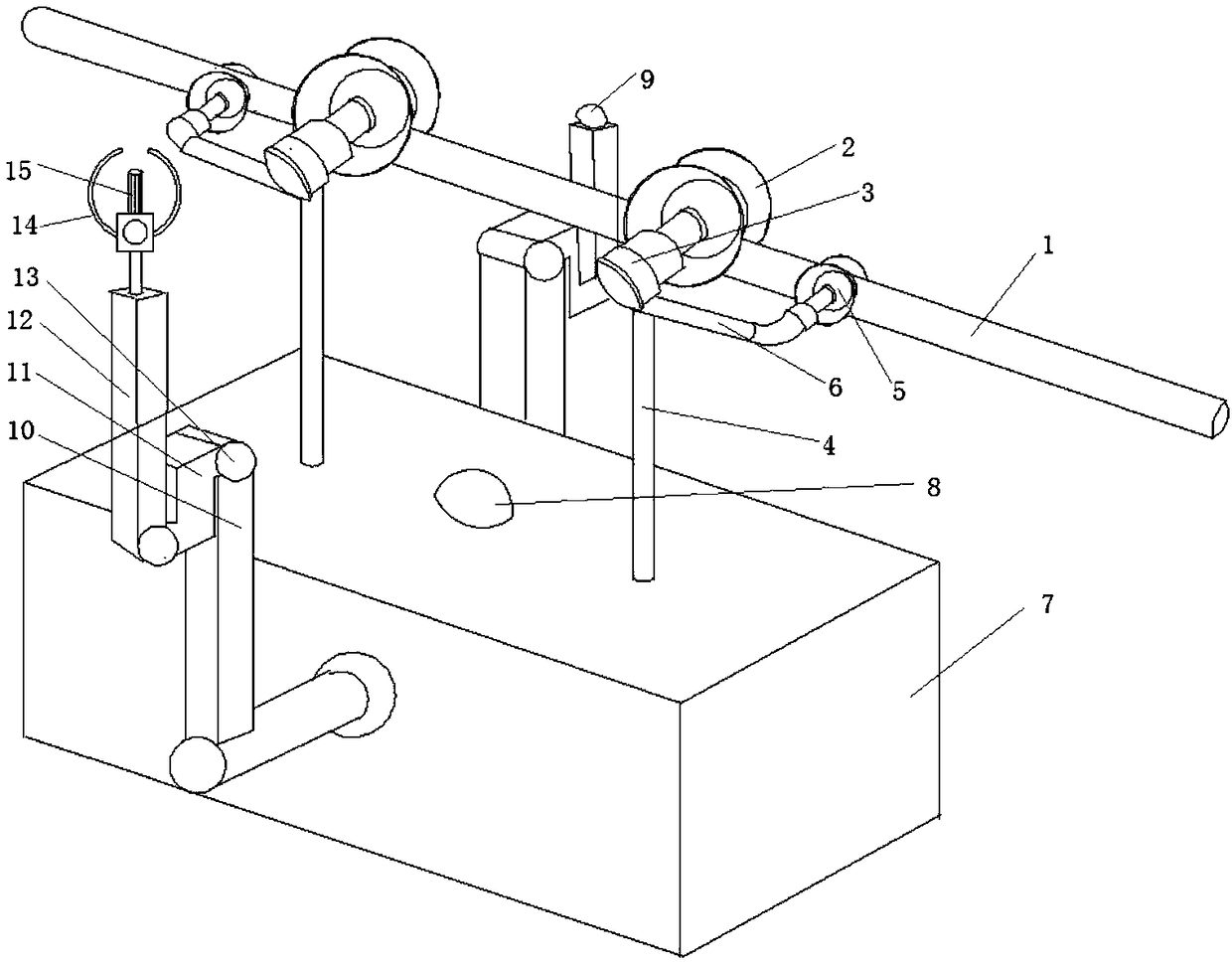 Tour inspection and restoration apparatus and method of outer sheath of power transmission line