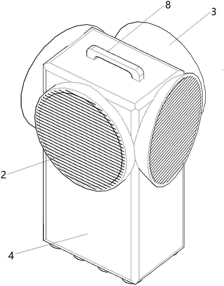 Air detoxifying and purifying machine