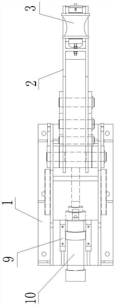 Outer supporting device for coiling block of uncoiling machine and coiling machine