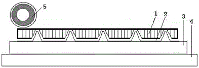 Wheel type diamond knife scribing method