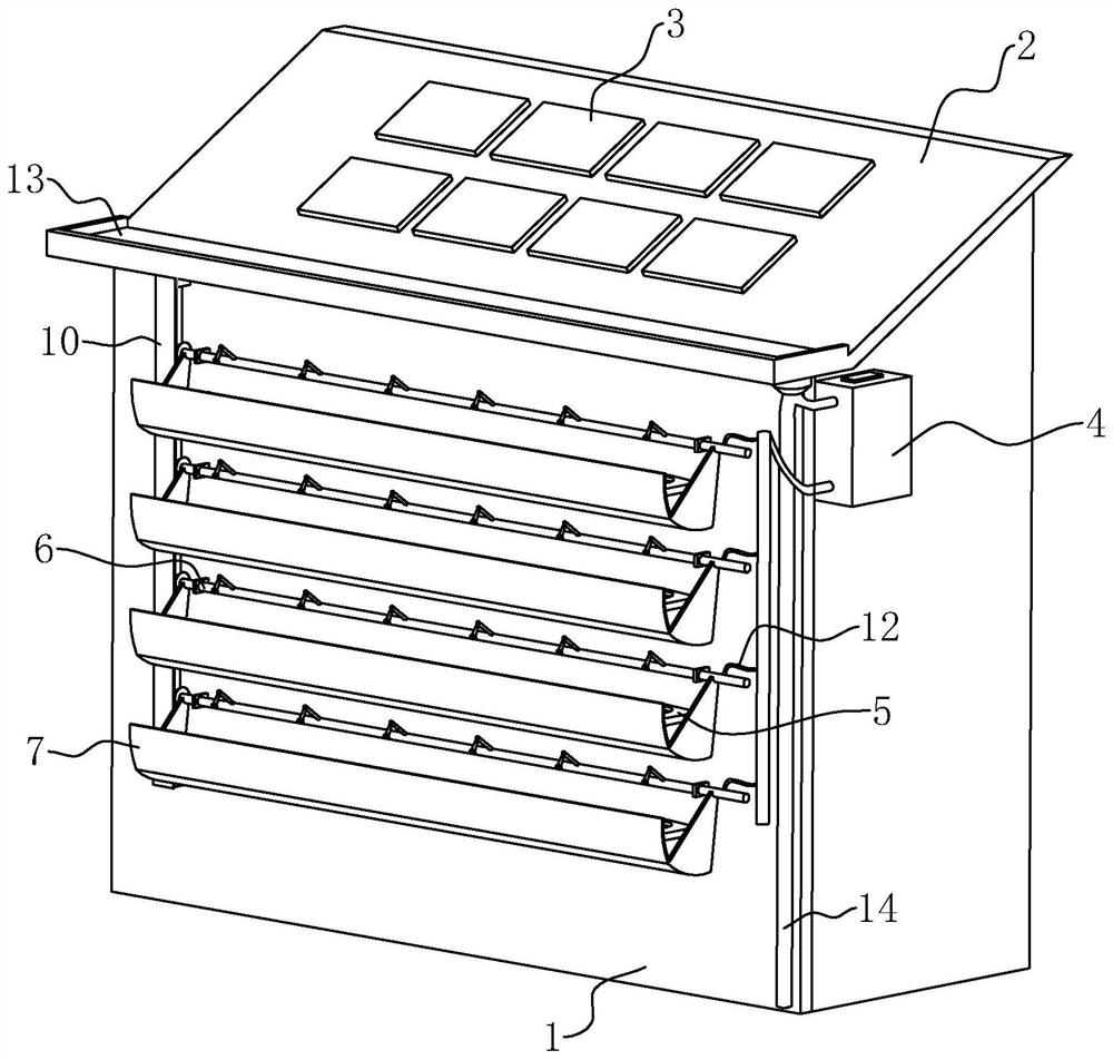 Energy-saving and environment-friendly house building device