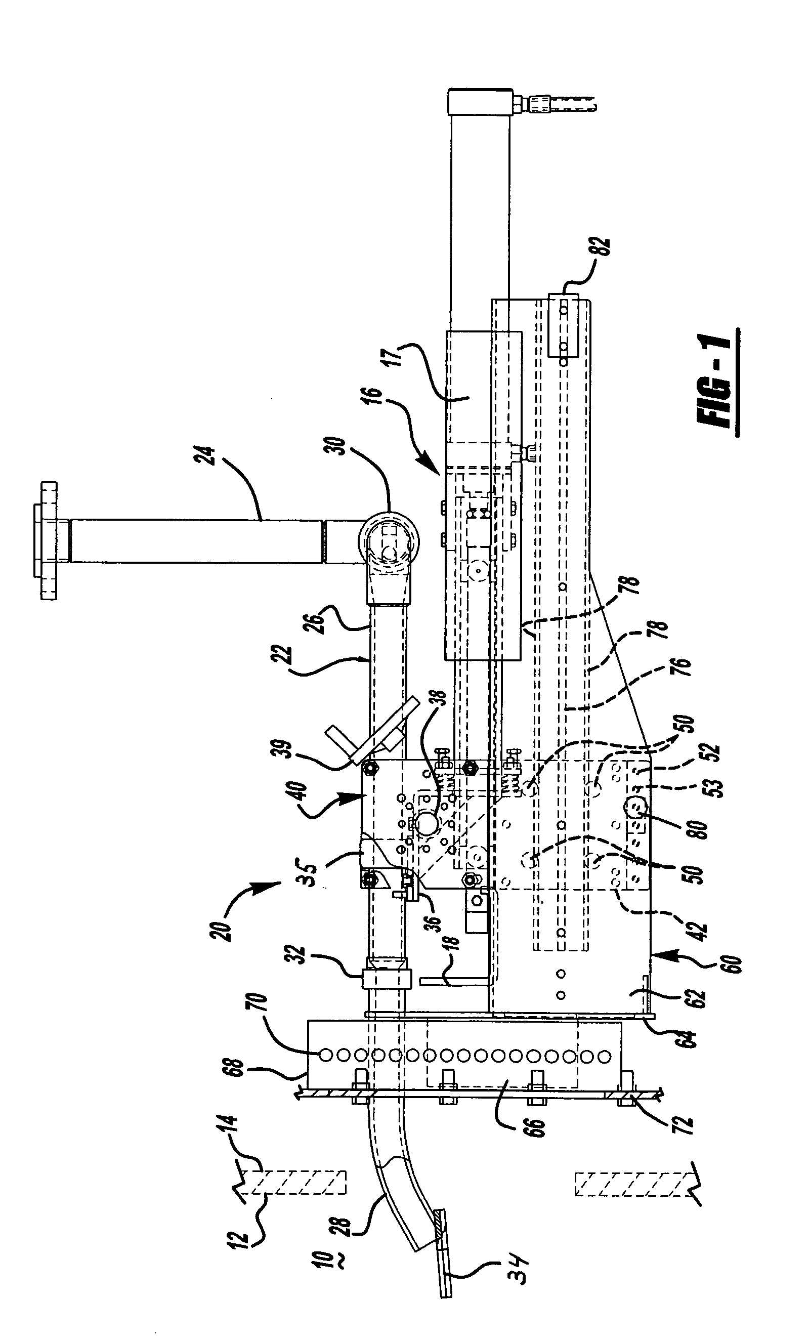 Retractable liquor gun holder for a recovery furnace