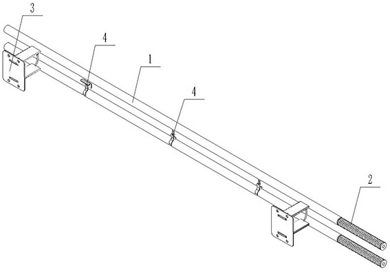 Self-adaptive track for inspection robot of fully mechanized coal mining face