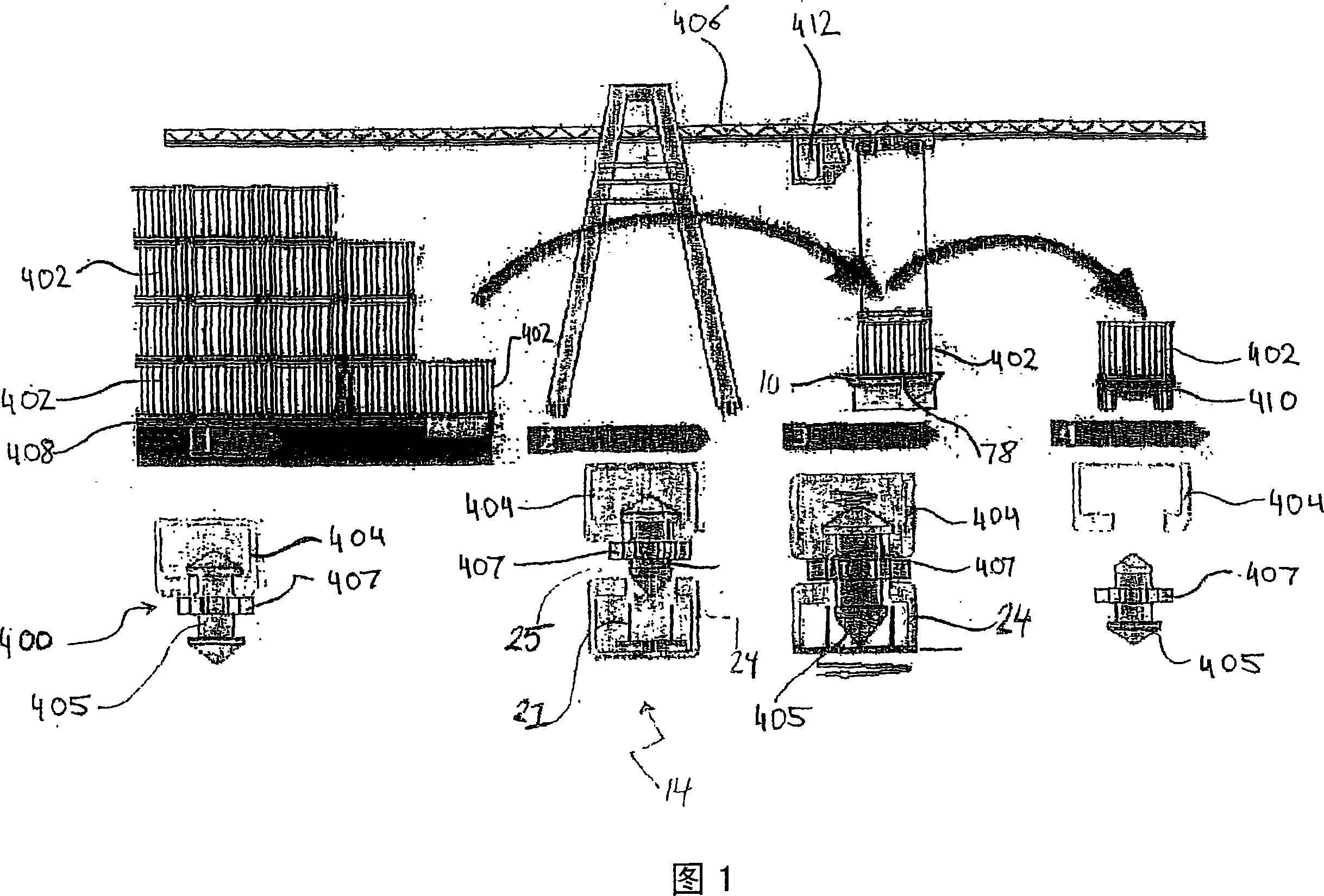 Twist-lock handling system