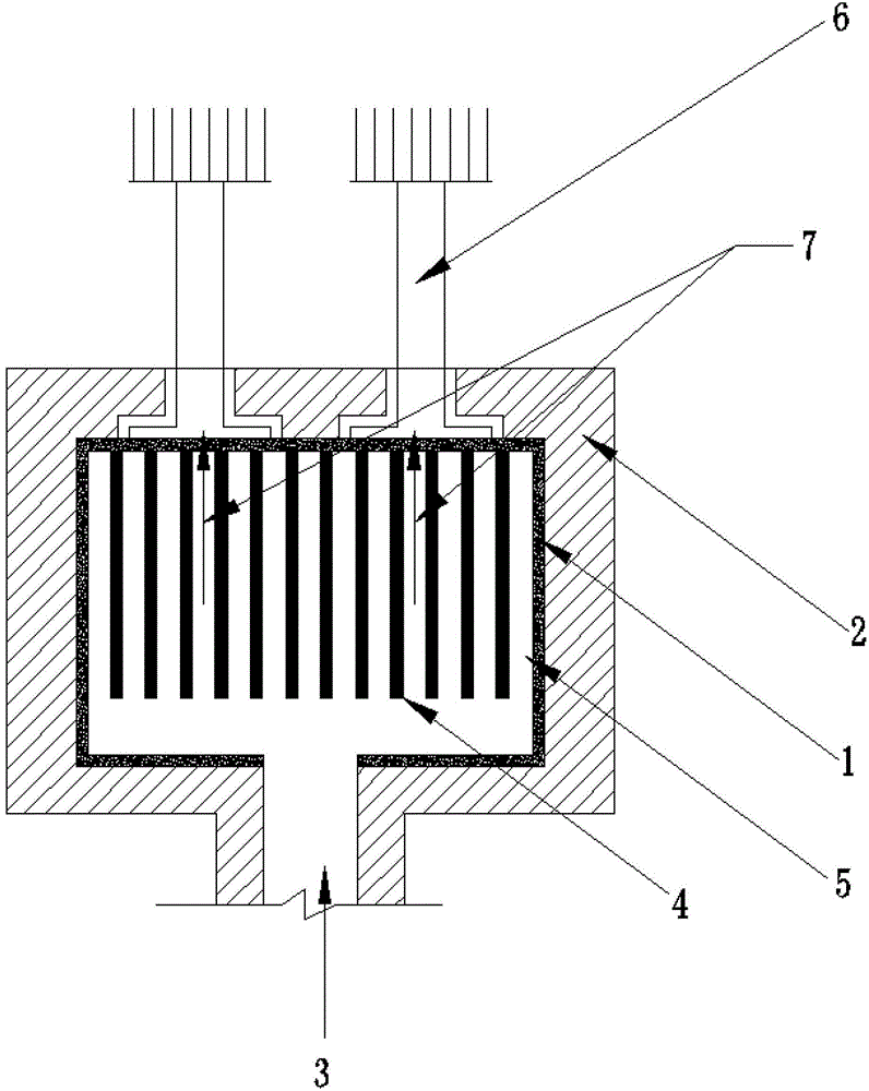 Preparation method and device of high-volume fraction and high-intensity aluminum silicon carbide composite material