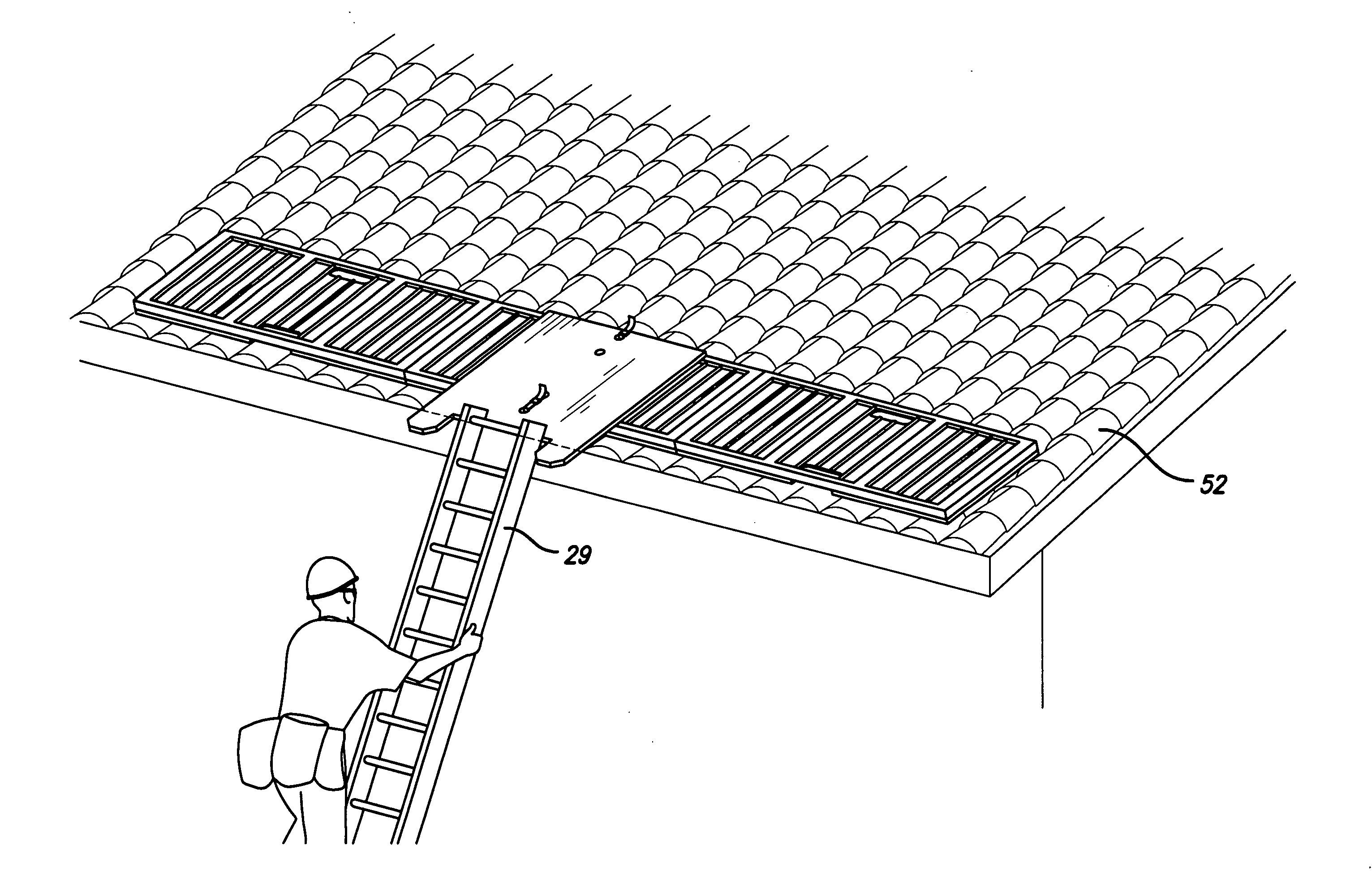 Ladder support device