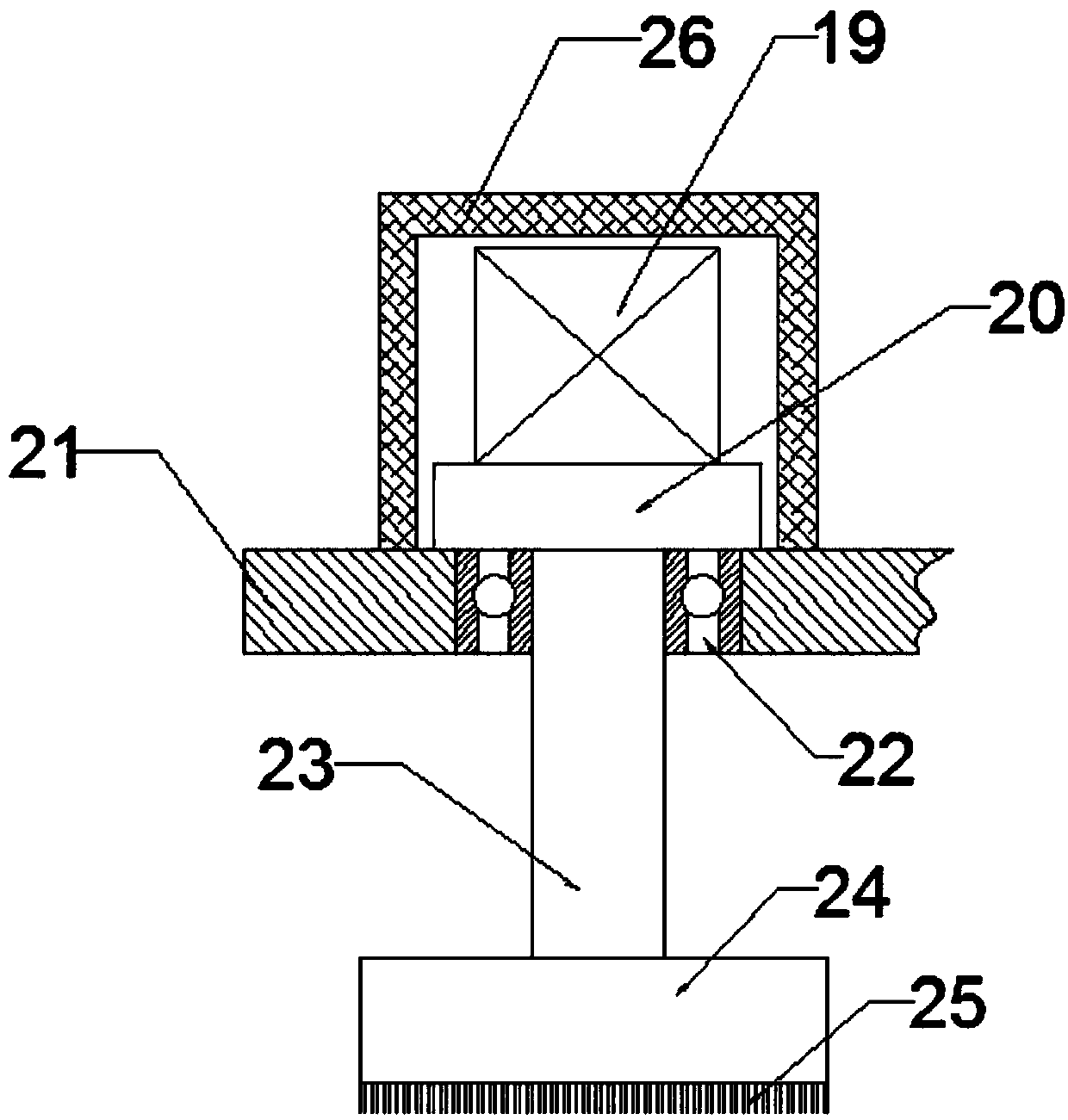 Special municipal energy-saving type road line drawing device