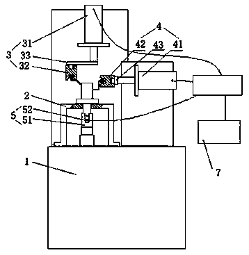 The shape and position detection system of the selector and shift ball head of the transmission selector and shift mechanism and the shift finger