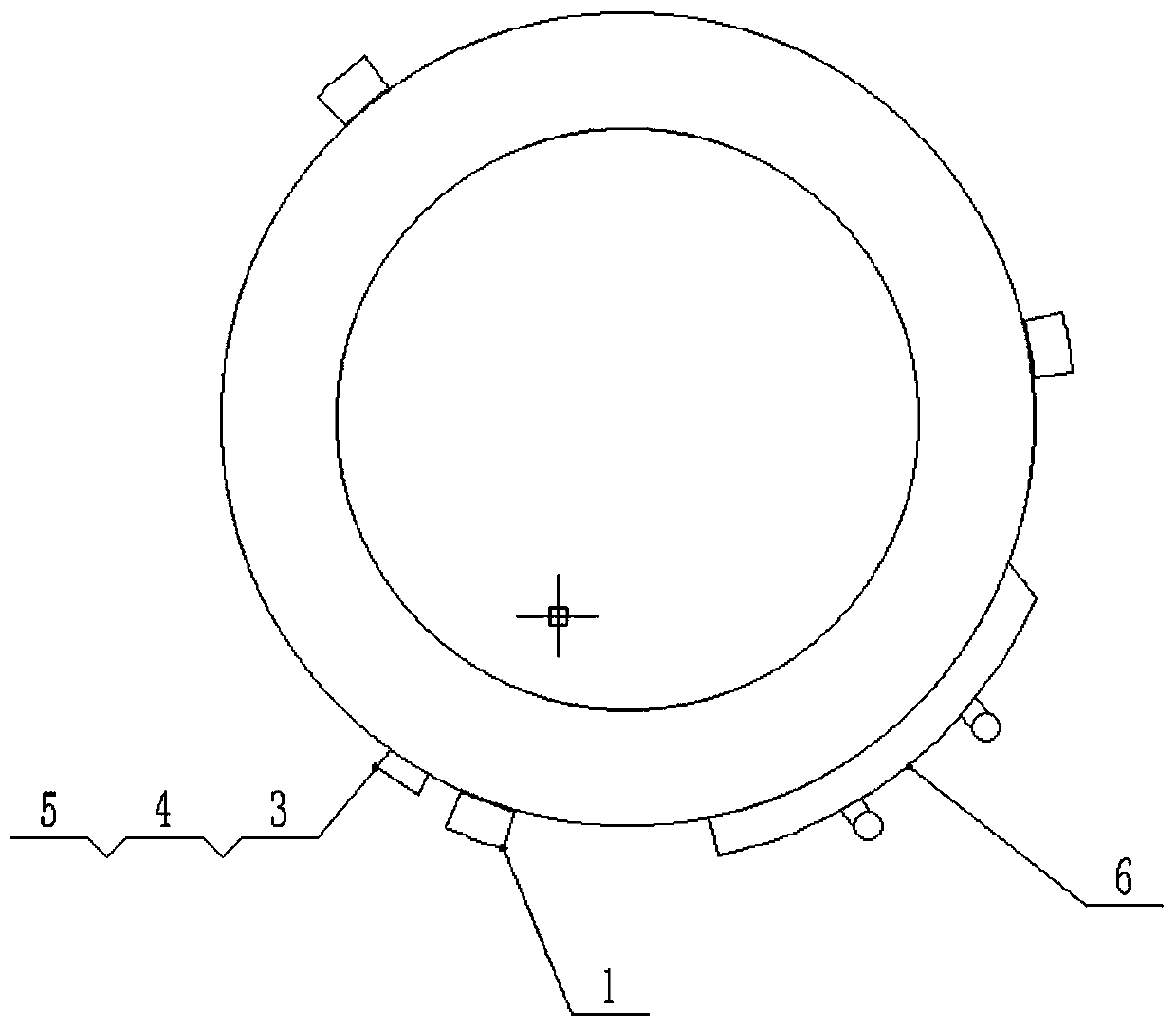 Gas sealing property simulation comprehensive detection system