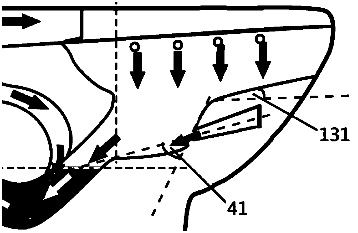 Splash-proof self-dredging closestool