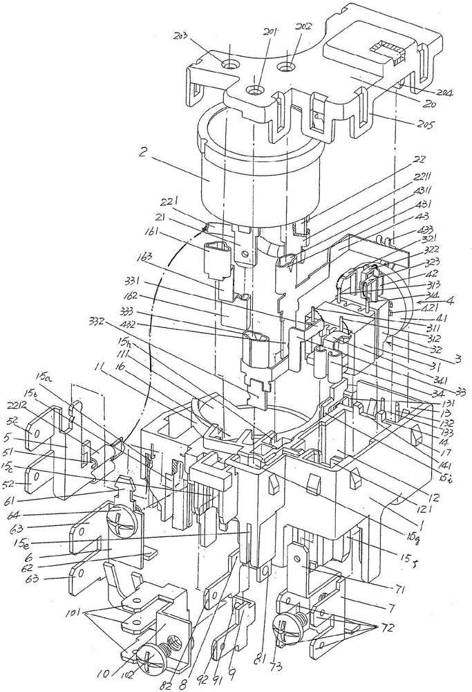 Zero-power-consumption starting protector for refrigeration compressor