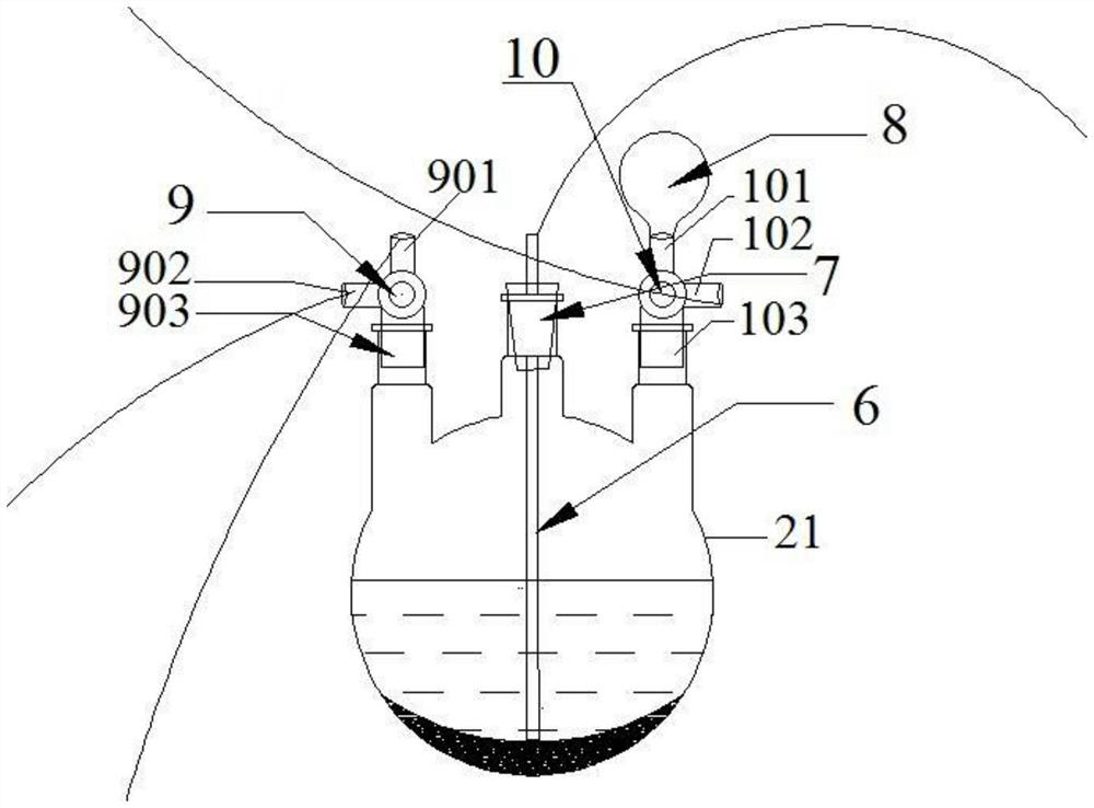 System for preparing nano zero-valent iron through reverse filtration in non-open inert atmosphere