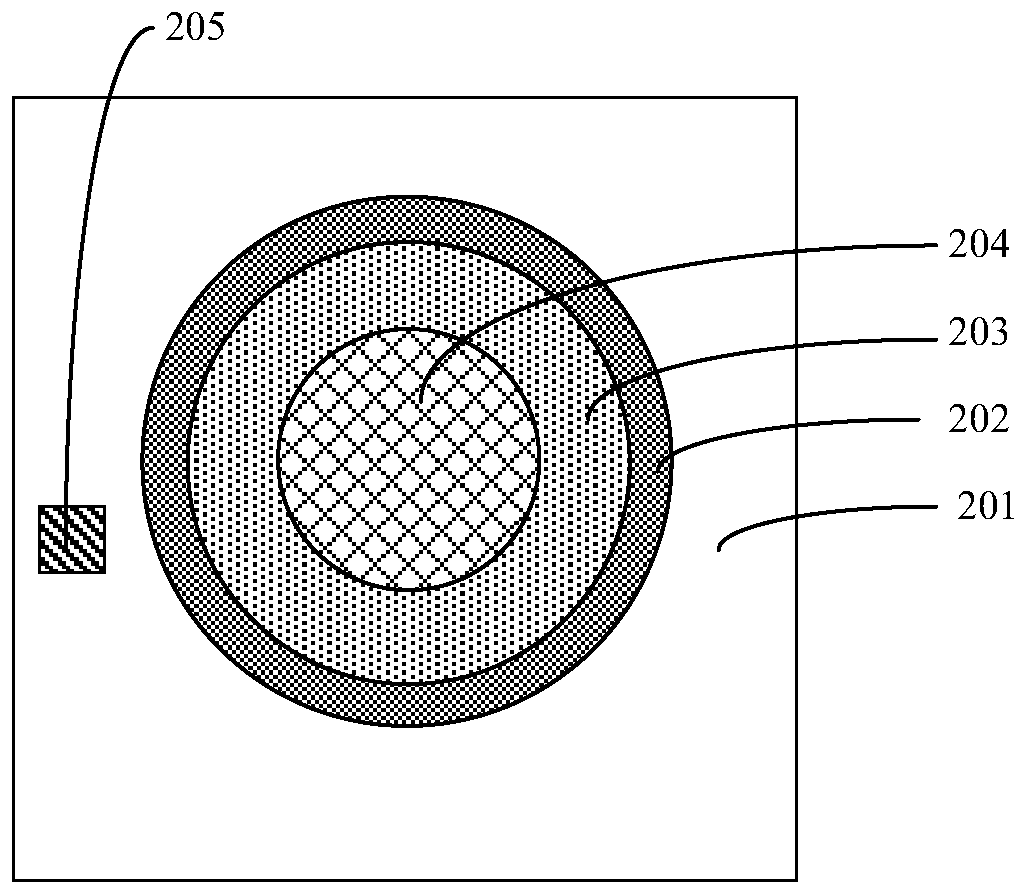 A through-silicon via test structure and test method thereof