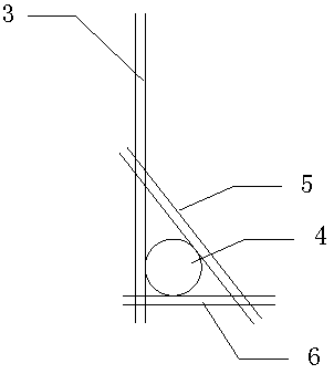 Collection device for cleaning residual slurry of concrete pouring pump pipe of high-rise floor slab