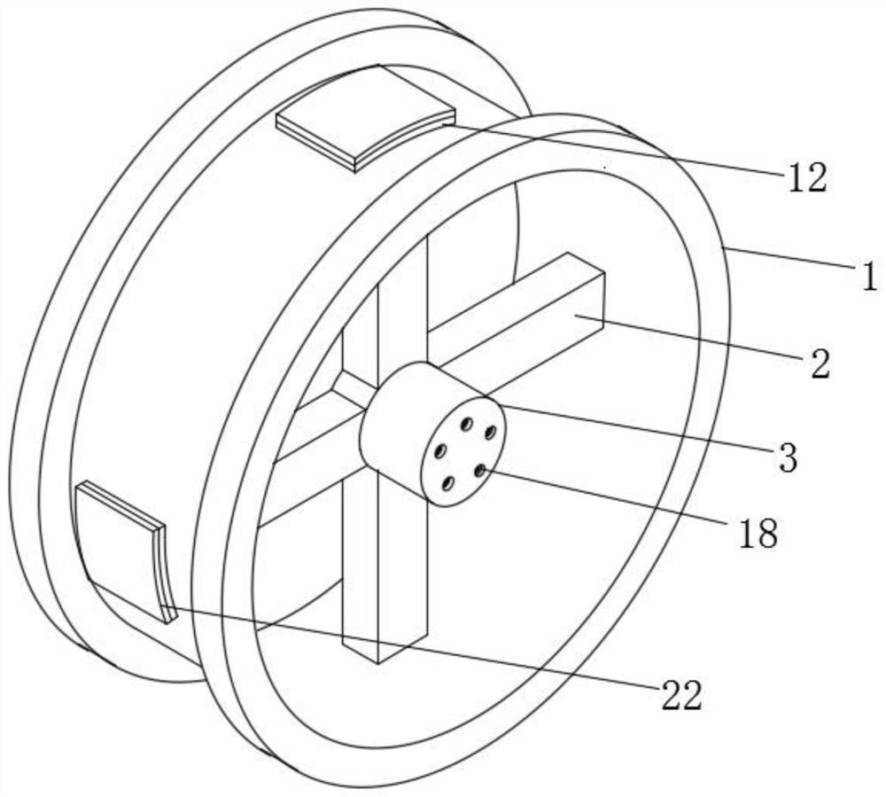 Damping reinforced hub