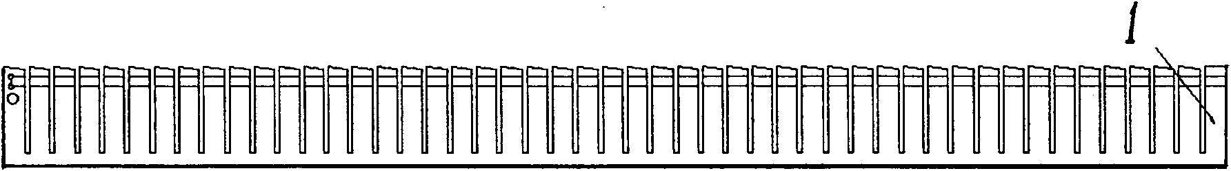 Method and device for collecting fins and arranging and combining fins and flat pipes