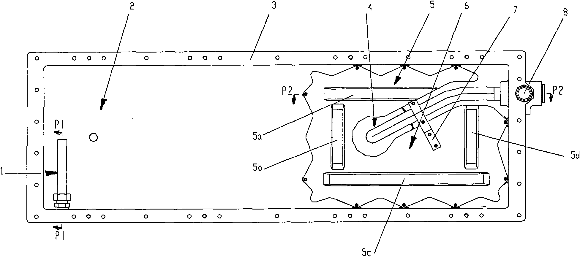 Inclination-resistant oil sump for engine