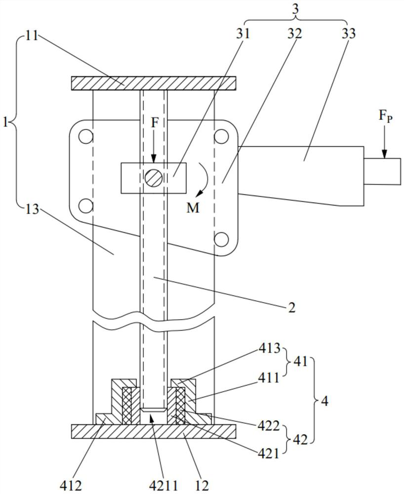 Self-adaptive lifting mechanism and car lifting jack