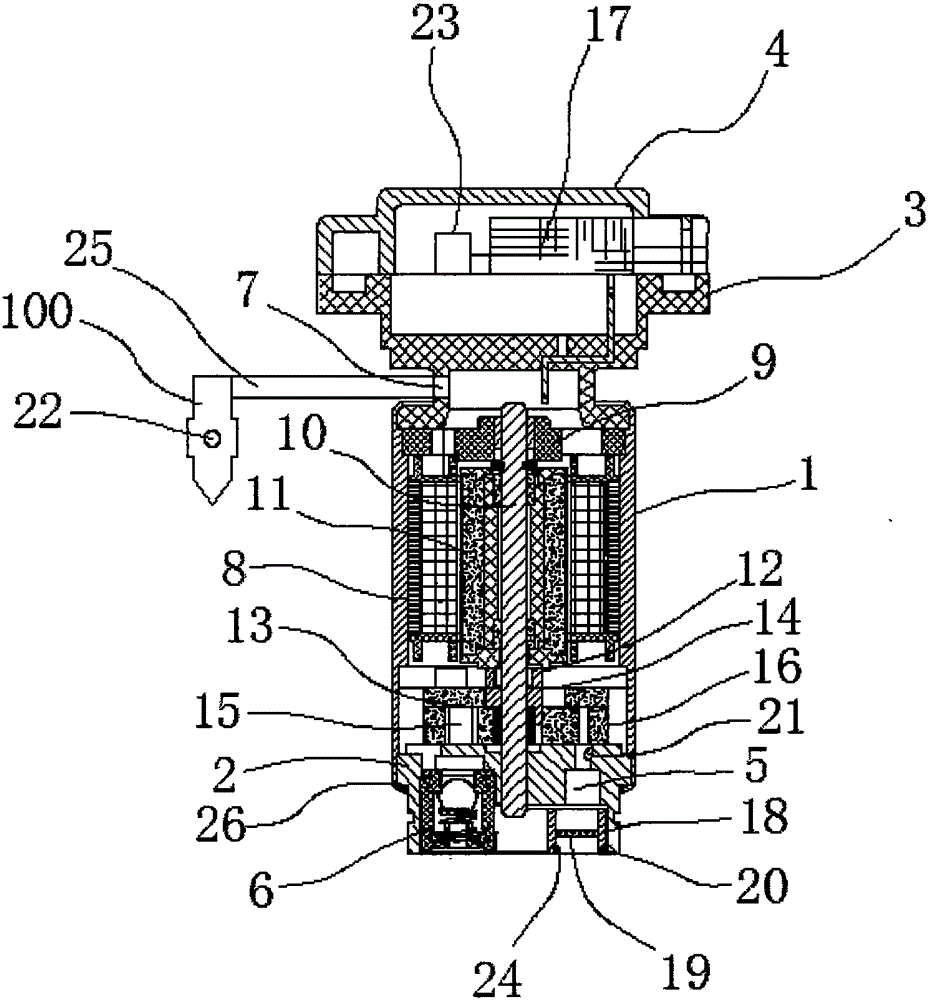 Efficient energy-saving brushless diesel pump